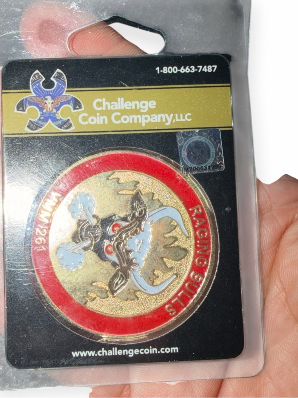 U.S. Marine Corps Raging Bulls Challenge Coin